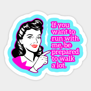 cardio funny, fitness girl, gym girl, fitness funny Sticker